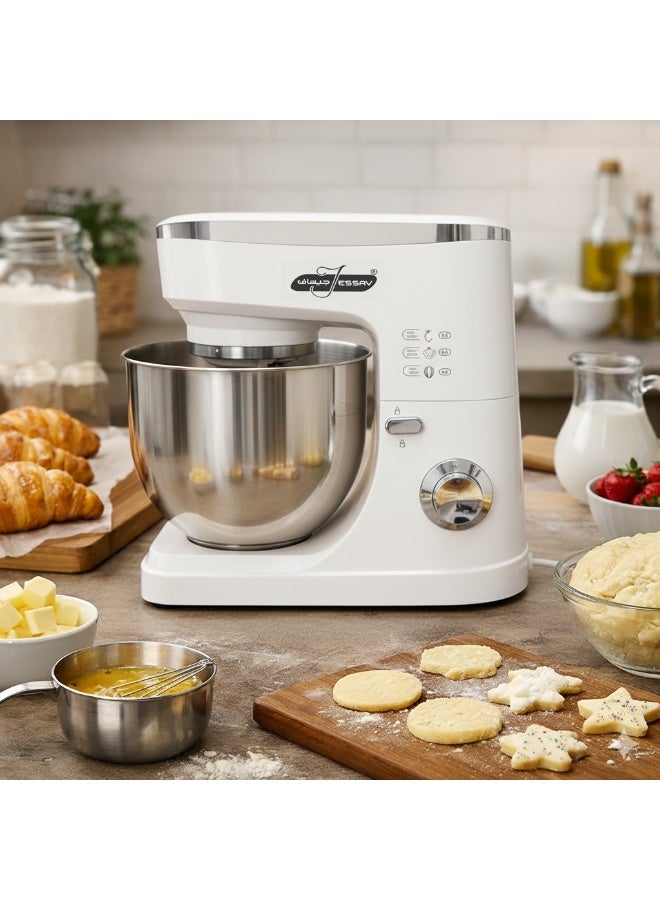 Jessav Electric Stand Mixer 5 Liter 1000 Watt 6 Speed 3 Years Warranty - Image 1